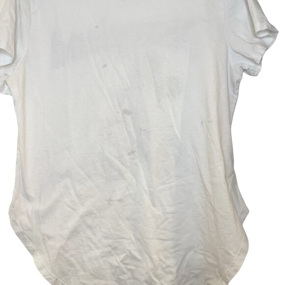 DISNEYLAND Mickey Mouse White Rhinestone T Shirt Disney *STAINED - READ* Size M - Picture 5 of 6